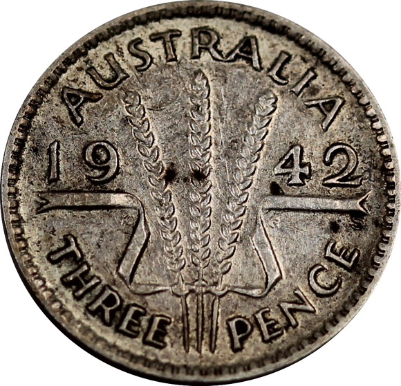 1942M Threepence VF