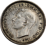 1942M Threepence VF