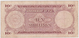 1961 Fiji 10 Shillings VG