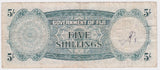 1961 Fiji 5 Shillings VG