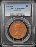 1962 Penny MS63RB