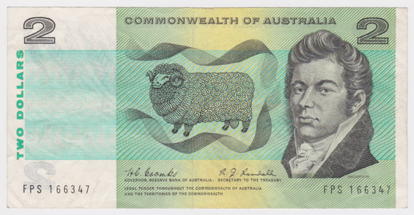 1967 $2 Coombs/Randall Last Prefix gVF