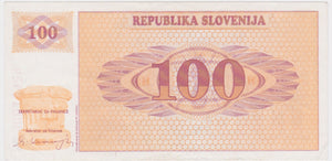 1990 Slovenia 100 Tolarjev UNC