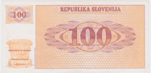 1990 Slovenia 100 Tolarjev UNC