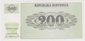 1990 Slovenia 200 Tolarjev UNC