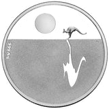 2010 Kangaroo at Sunset $1 Silver Proof Coin