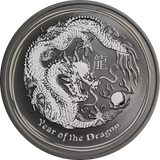 2012 1oz Silver Year of the Dragon