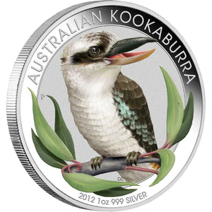 2012 Kookaburra Beijing International Coin Expo 1oz Coloured Silver Proof Coin