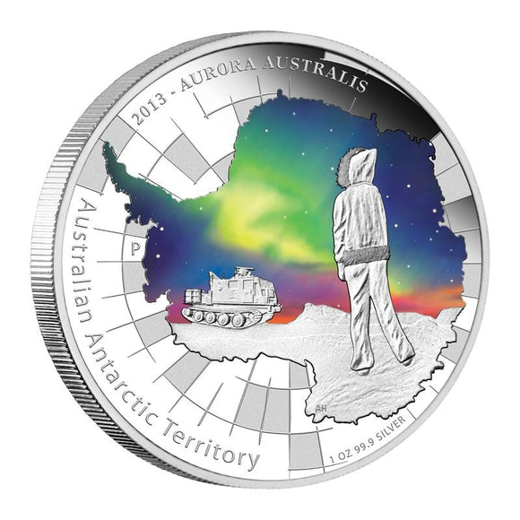 2013 Aurora Australis 1oz Silver Proof