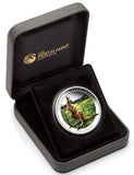 2014 World Money Fair Coloured Kangaroo 1oz Silver Proof Coin