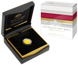 2016 1/10oz Gold Proof - Australias First Mints $10 Coin