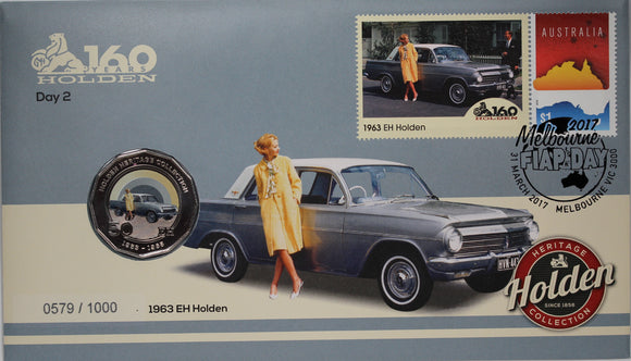 2017 1963 EH Holden Melbourne Stamp Show PNC