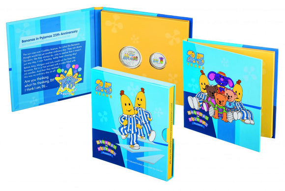 2017 Bananas in Pyjamas 25th Anniversary Frosted UNC 2 Coin Set