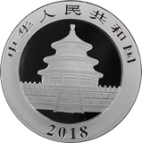 2018 Chinese Panda 10 Yuan 30g Silver Coin