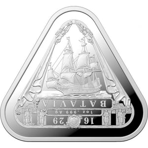 2019 Batavia Shipwreck Triangular 1oz Silver