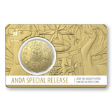 2020 50c Melbourne ANDA Gold Plated