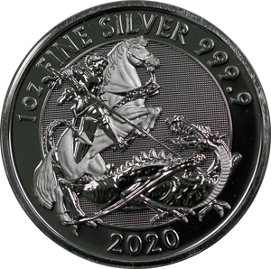 2020 Valiant (St George and the Dragon) 1oz Silver Coin