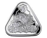 2020 Vergulde Draeck Shipwreck (Gilt Dragon) Triangular 1oz Silver
