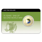 2020 $2 75th Anniversary End of WWII Carded Coin Pack