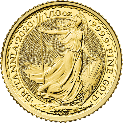 2021 1/10oz Gold Britannia Coin