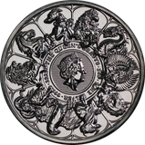 2021 2oz Silver Queens Beasts Completer Coin