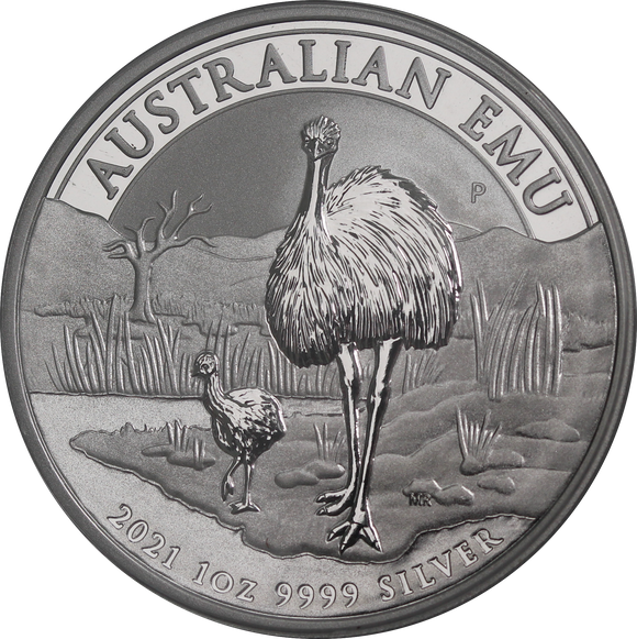 2021 Emu 1oz Silver Coin