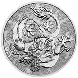 2021 Myths and Legends Dragon 1oz Silver Coin