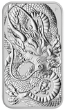 2021 Rectangular Dragon 1oz Silver