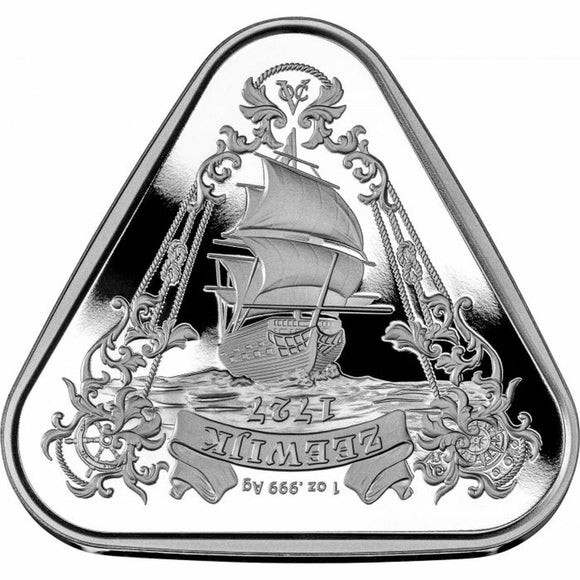 2021 Zeewijk Shipwreck Triangular 1oz Silver