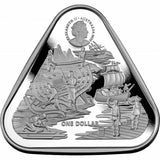 2021 Zeewijk Shipwreck Triangular 1oz Silver