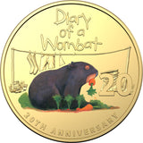 2022 20th Anniversary of Diary of a Wombat – 20c Deluxe Edition Book and Coin