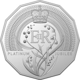 2022 Platinum Jubilee of HM Queen Elizabeth II Carded 50c