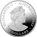 2022 $5 1oz Silver Domed Proof Coin – Wallal Centenary – Australia Tests Einstein’s Theory