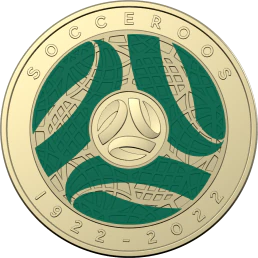 2022 Socceroos $2 Individual Coin