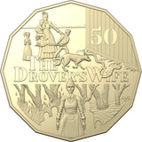 2022 Henry Lawson Gold Plated 50c Trio in Box