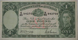 One Pound 1942 Armitage/McFarlane gVF