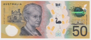 $50 2018 Lowe/Fraser First Prefix UNC
