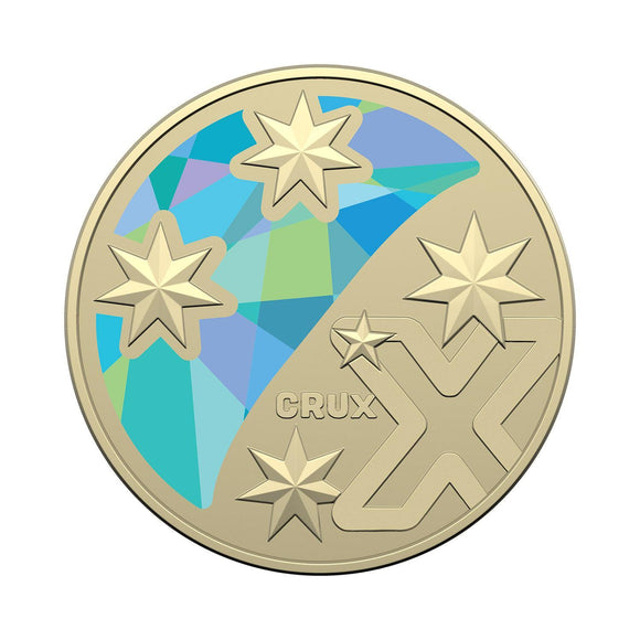 2022 Crux The Southern Cross Coloured $1 Coin