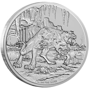 2016 NZ Creatures of Greek Mythology - Cerberus $2 1oz Silver