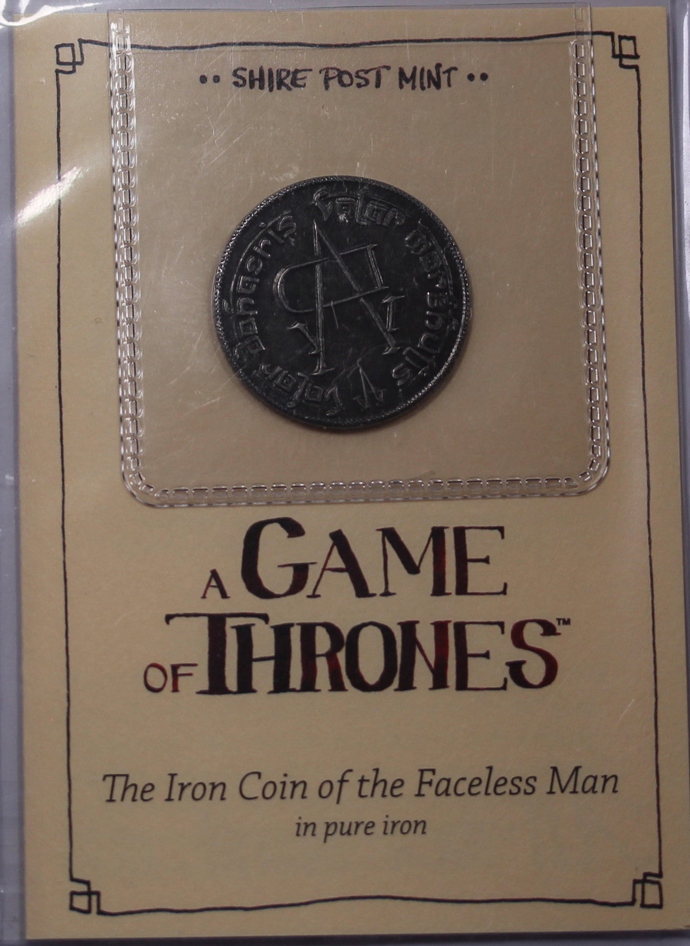 Game of Thrones Iron Coin of the Faceless Man – Thompsons Coins