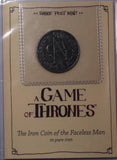 Game of Thrones Iron Coin of the Faceless Man