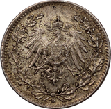 Germany 1916D Half Mark aVF