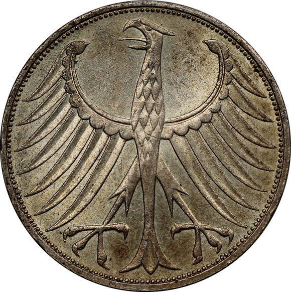 Germany 1974J 5 Mark EF