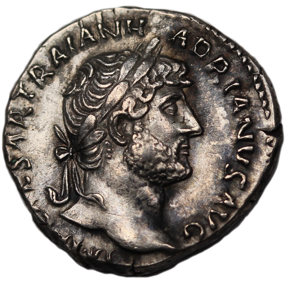 Rome Hadrian Silver Denarius 117-138AD EF