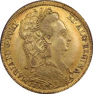 1793 Brazil Maria Half Johanna gVF