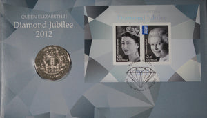 2012 QEII Diamond Jubilee 50c PNC