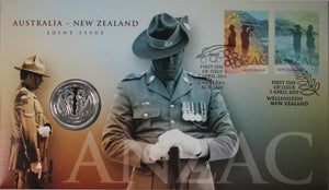 2015 ANZAC Joint Issue with New Zealand 50c PNC