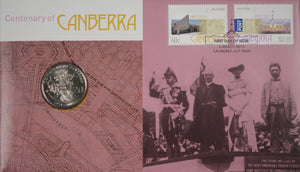 2013 Centenary of Canberra 20c PNC