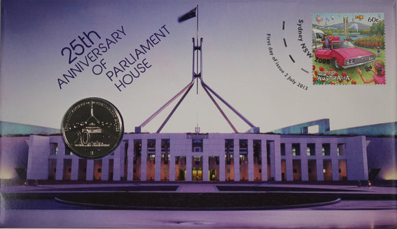 2013 25th Anniversary of Parliament House 20c PNC