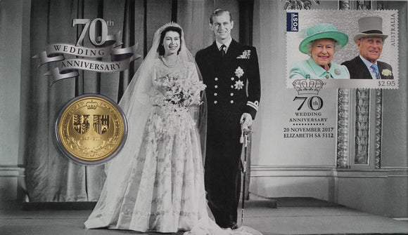 2017 70th Royal Wedding Anniversary $1 PNC